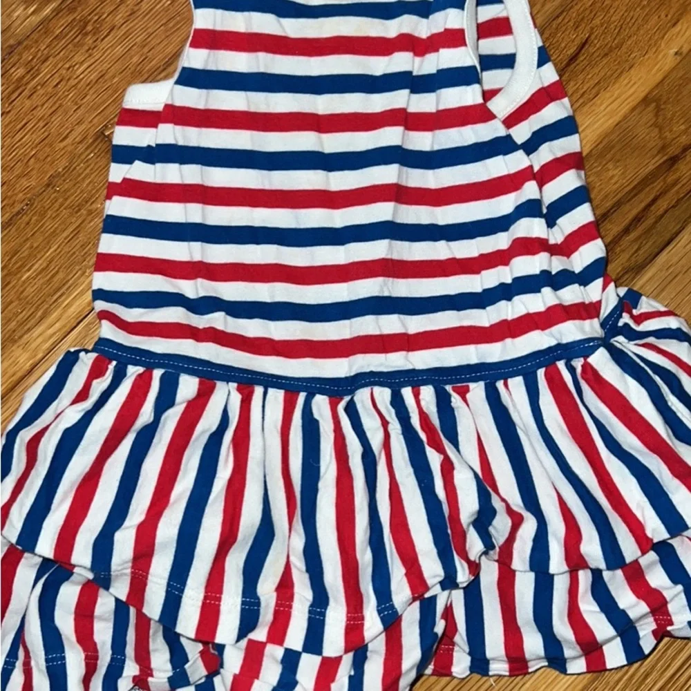 Hanna Andersson Red and Blue Casual Dress - Picture 1 of 1